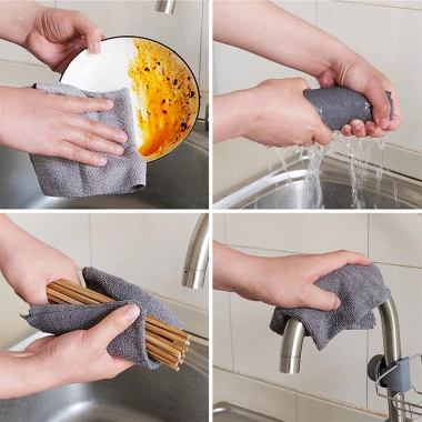 Cuộn 20 khăn lau vệ sinh đa năng LD thấm mềm mại nhanh khô tiện dụng, chỉ 79.000đ
