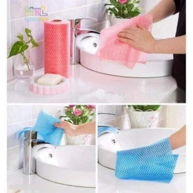 Cuộn giấy lau đa năng đẹp, giao mầu ngẫu nhiên - 17.500đ, tiện cho bếp, xe, nhà