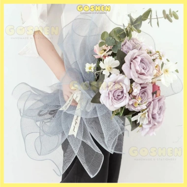 Cuộn Lưới 50cm Lưới Thô, Ô Vuông Nhỏ, Cứng Gói Hoa - Trang Trí Giỏ Quà, Giỏ Trái Cây Giá 14,200 VND 5