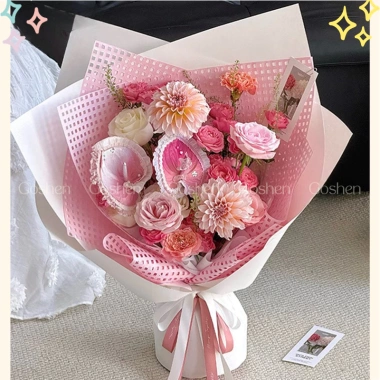 Cuộn Lưới 50cm Lưới Thô, Ô Vuông Nhỏ, Cứng Gói Hoa - Trang Trí Giỏ Quà, Giỏ Trái Cây Giá 14,200 VND 7