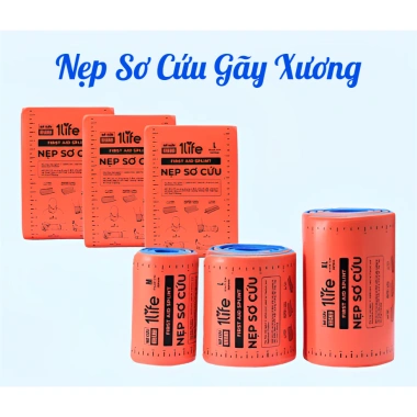 Cuộn nẹp cố định băng bó sơ cứu chấn thương - tiện lợi cho huấn luyện, dã ngoại, giá chỉ 139.000đ