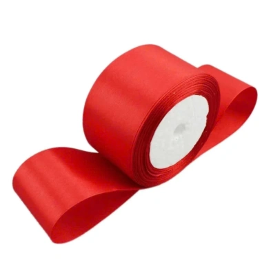 Cuộn ruy băng Đỏ 4-2-1cm Dây lụa Trang trí Lễ Tết Bính Ngọ Đẹp Bền Giá 12.000₫