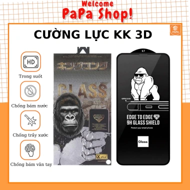 Cường lực 3D iPhone 14 Pro Max, 15 Plus, 13 Pro, 12 Pro Max – Giá 19.800đ