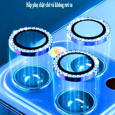 Cường lực đính đá kim cương bảo vệ camera iPhone 16/17 Max, 15 Plus - 19.499₫ 7 Cường lực đính đá kim cương bảo vệ camera iPhone 16/17 Max, 15 Plus - 19.499₫ 7