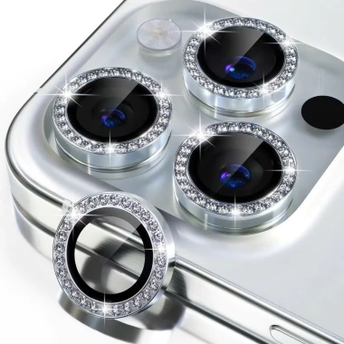 Cường Lực iPhone Bảo Vệ Camera Đính Đá Lấp Lánh Chống Xước Sang Trọng Dễ Dùng cho iPhone 11-16 - Giá chỉ 26.500 VND