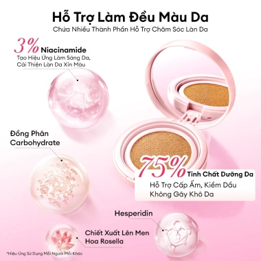 Cushion COLORKEY SPF50+ Chống Nắng Kẻ Ô Hồng Mỏng Nhẹ Dưỡng Ẩm Giữ Makeup Lâu Trôi 175k 4