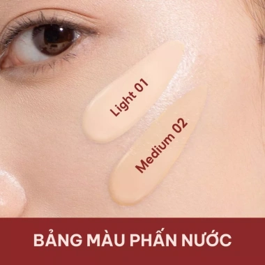 Cushion Phấn Nước Che Khuyết Điểm, Nền Mỏng Mịn SPF35 PA+++ Cỏ Mềm 15gr - 275.500₫ 3 Cushion Phấn Nước Che Khuyết Điểm, Nền Mỏng Mịn SPF35 PA+++ Cỏ Mềm 15gr - 275.500₫ 3