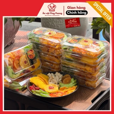 Cửu Mứt Vạn Phúc Trái Cây Sấy Dẻo Quà Tết – Dâu Tây, Xoài, Kiwi, Vỏ Bưởi, Cam Lát, Dứa, Đu Đủ – Chỉ 170.000đ (Giảm từ 215.900đ) 9