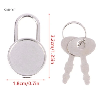 CYP 1 Bộ Hình Tròn Màu Khóa Cứng – Khóa Chìa Cho Hành Lý, Vali, Hộp Trang Sức, Nhật Ký – 36.180₫ 5