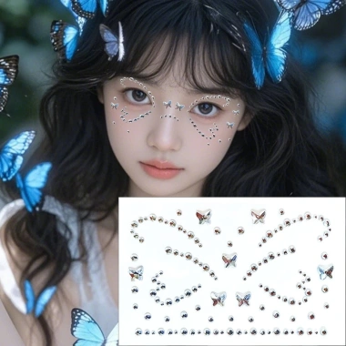 Đá Đính Mắt Blink Dán Keo - Đá Trang Điểm Sẵn, Đá Đính Tóc Cho Bé Gái, Giá 19.500₫ 8
