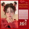 Đá đính mặt màu đỏ - Phụ kiện makeup Tết, hạt dán mặt có keo sẵn, chỉ 39.000₫ 5
