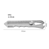 Đa năng Dụng Cụ Rọc Giấy Mẫu 11 Thép, Lưỡi Dao Rọc Giấy, Chống Rỉ Sét - 94.000 VNĐ 2