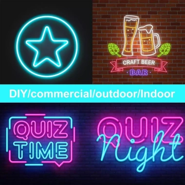 Dải đèn neon RGB Decro chống nước, đồng bộ nhạc từ xa - ánh sáng phòng ngủ và ngoài trời, giá 279.000đ
