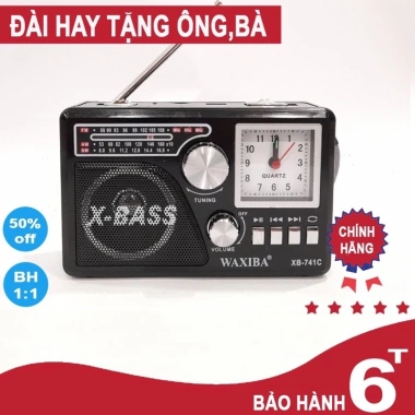 Đài FM WAXIBA XB-741C-701AC - Đồng hồ radio, hỗ trợ USB, phù hợp người cao tuổi, bảo hành 6 tháng, giá 175k 10