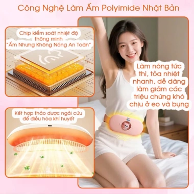 Đai Massage Bụng Anni Đai Chườm Nóng Êm Quà Tặng Bạn Gái Sinh Nhật Nữ 232.713 VND 4 Đai Massage Bụng Anni Đai Chườm Nóng Êm Quà Tặng Bạn Gái Sinh Nhật Nữ 232.713 VND 4