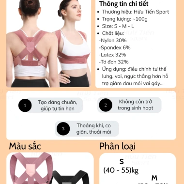 Đai nâng đỡ lưng, nịt vai chống gù - Định hình ngực, tập gym yoga chỉ 49.000đ Đai nâng đỡ lưng, nịt vai chống gù - Định hình ngực, tập gym yoga chỉ 49.000đ