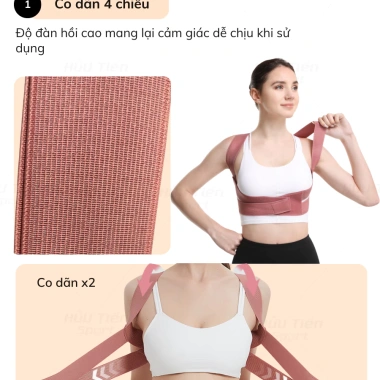 Đai nâng đỡ lưng, nịt vai chống gù - Định hình ngực, tập gym yoga chỉ 49.000đ