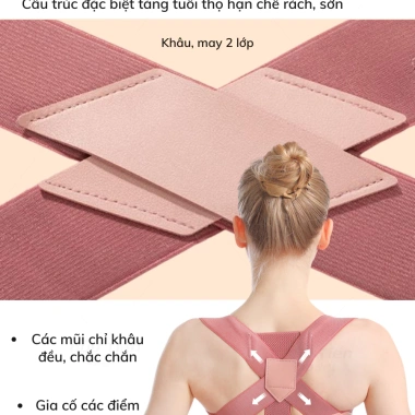 Đai nâng đỡ lưng, nịt vai chống gù - Định hình ngực, tập gym yoga chỉ 49.000đ