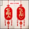 Dải Treo Đỏ May Mắn Tết 2.024 – Trang Trí Cửa Nhà, Giá Chỉ 35.000 VND, Chúc Năm Mới 9