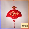 Dải treo trang trí Tết 2.025 - Khánh quạt chữ Phúc Lộc Thọ, Đón tài lộc, nhung vòng may mắn - Giá chỉ 10.000₫ 10