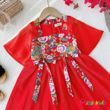 Đầm công chúa hanbok bé gái size 12-40kg thiết kế cao cấp, đẹp dịp Tết, chỉ 205.640₫ - FLASH SALE 3