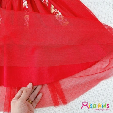 Đầm công chúa hanbok bé gái size 12-40kg thiết kế cao cấp, đẹp dịp Tết, chỉ 205.640₫ - FLASH SALE 6