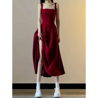 Đầm Cotton Cổ Vuông CL3 - Xinh Đơn Giản, Sang Chảnh cho Đi Chơi, Tiệc, Sự Kiện – Giá 189.000₫