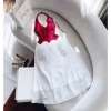Đầm dự tiệc yếm nhung, chân váy xòe voan tơ tiểu thư YANG - Sang trọng, giảm giá 350k 3
