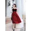 Đầm hai dây xòe tôn dáng tiệc sang trọng ENVY D222 chất nhung mềm Giá 242.000 VND