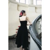Đầm hai dây xòe tôn dáng tiệc sang trọng ENVY D222 chất nhung mềm Giá 242.000 VND 6