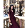 Đầm Maxi Dài Xòe Cổ V Buộc Nơ Vai - Thiết Kế Thanh Lịch, Giá Ưu Đãi 377.000 VND 4