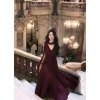 Đầm Maxi Dài Xòe Cổ V Buộc Nơ Vai - Thiết Kế Thanh Lịch, Giá Ưu Đãi 377.000 VND 5