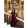 Đầm Maxi Dài Xòe Cổ V Buộc Nơ Vai - Thiết Kế Thanh Lịch, Giá Ưu Đãi 377.000 VND 9