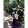 Đầm maxi hở lưng đơn sắc quyến rũ – Thiết kế sang trọng, phù hợp tiệc tối, giá ưu đãi 406.000₫