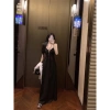 Đầm maxi hở lưng đơn sắc quyến rũ – Thiết kế sang trọng, phù hợp tiệc tối, giá ưu đãi 406.000₫ 7
