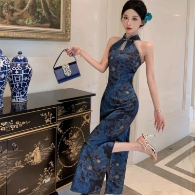 Đầm sườn xám IELGY phong cách Trung Quốc thanh lịch, họa tiết cổ điển - Giá ưu đãi 362.313₫