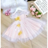 Đầm voan công chúa đính hoa bé gái thiết kế cao cấp size 12-35kg giảm giá 249.900₫