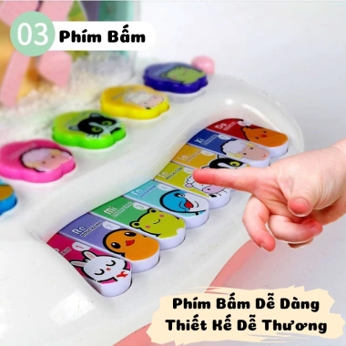 Đàn Piano Điện Tử Cối Xay Gió có Đèn, 13 Bản Nhạc Động Vật - Đồ Chơi Bé 125.000₫ 4