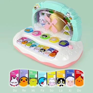 Đàn Piano Điện Tử Cối Xay Gió có Đèn, 13 Bản Nhạc Động Vật - Đồ Chơi Bé 125.000₫ 5