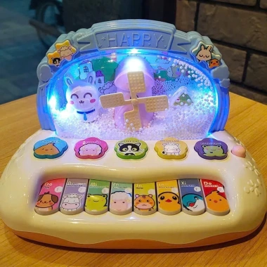 Đàn Piano Điện Tử Cối Xay Gió có Đèn, 13 Bản Nhạc Động Vật - Đồ Chơi Bé 125.000₫ 6