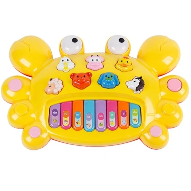 Đàn piano hình thú (cua, bò, thỏ) cho bé - Đồ chơi âm nhạc màu sắc, kích thích tư duy, giảm giá 145k 2