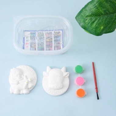 DANY COMBO 10 Bộ Đồ Chơi Tô Màu 2 Tượng Thạch Cao Mini Dễ Thương, Sáng Tạo - Giá 93.000₫ 7