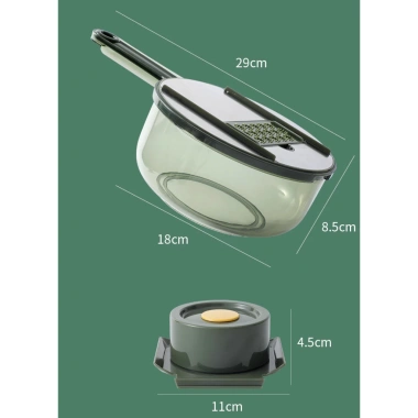 Dao bào đa chức năng inox304 - bào sợi, cắt lát dưa leo, khoai tây - 193.500₫
