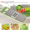 Dao Bào Đa Năng 5 in 1 - Bào Rau Củ, Thái Hạt Lựu, Cắt Sợi Khoai Tây - 41k 3