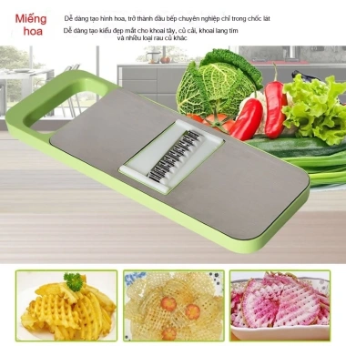 Dao Bào Đa Năng 5 in 1 - Bào Rau Củ, Thái Hạt Lựu, Cắt Sợi Khoai Tây - 41k 6 Dao Bào Đa Năng 5 in 1 - Bào Rau Củ, Thái Hạt Lựu, Cắt Sợi Khoai Tây - 41k 6