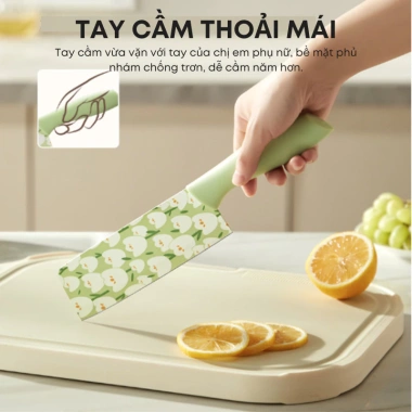 Dao bếp chống gỉ, in hình sắc nét - Gọt hoa quả, thái thịt cá, giảm 28% 6 Dao bếp chống gỉ, in hình sắc nét - Gọt hoa quả, thái thịt cá, giảm 28% 6