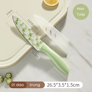 Dao bếp chống gỉ, in hình sắc nét - Gọt hoa quả, thái thịt cá, giảm 28%