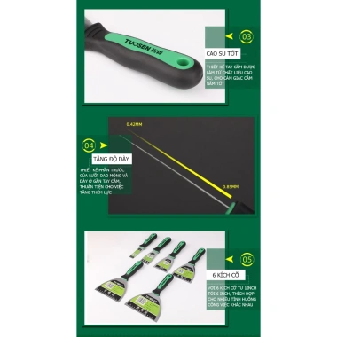 Dao cạo sàn, sơn, tường đa chức năng TUOSEN chính hãng - Giá chỉ 28.800₫ 5