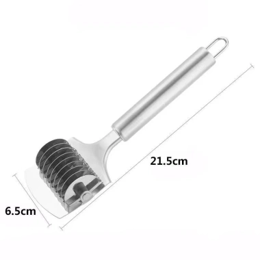Dao cắt mì đa năng inox cao cấp, cắt bột nhanh gọn, giảm giá 39.000 VND 7