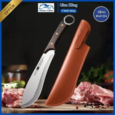 Dao Chặt Đa Năng 34cm Siêu Cứng Không Gỉ - Chặt Xương, Gà, Dừa, Thép Nhật - 159.000đ